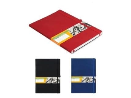 Antra Notes B5 Line Impression Musta