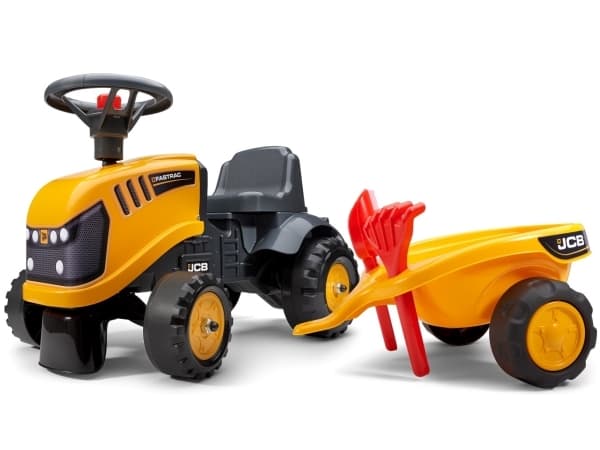 JCB Walking Tractor med släpvagn och verktyg