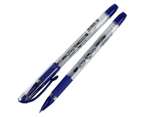 BIC Gel Ink Pen Gel-ocity Stic, 0.5 mm Fine, blå - (30 stk.)