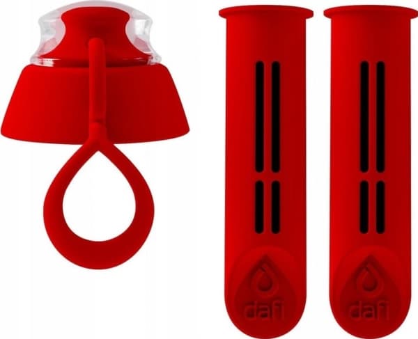 Dafi suodatinpatruuna pulloon + korkki Poppy 2 kpl.