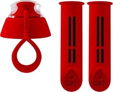 Dafi suodatinpatruuna pulloon + korkki Poppy 2 kpl.
