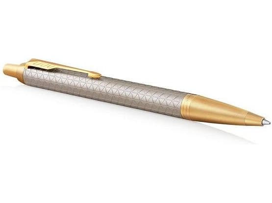 Parker 1931687, Blå, Guld, Silver, Clip-on retractable ballpoint pen, Medium, Ambidextrous, 1 styck