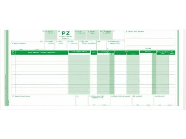 Michalczyk & Prokop Receipt of material from outside 1/3 A3 80 sheets (352-8)