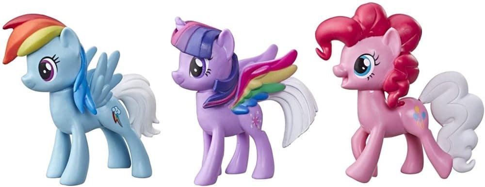 My Little Pony Toy Rainbow Tail Surprise 6 Ponies Collection Figure