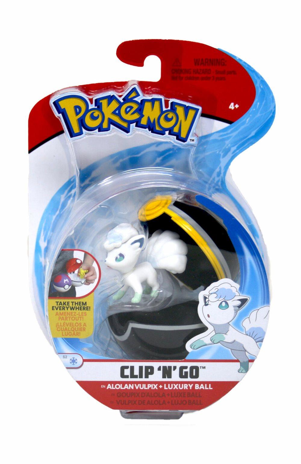 Pokemon Clip N Go Alolan Vulpix & Luxary Ball