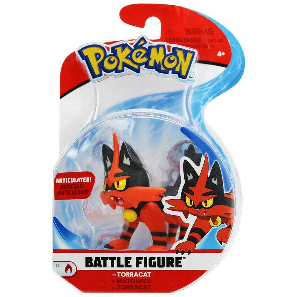 Pokémon Battle Feature Action Torracat Figure