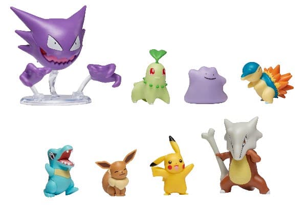 Pokemon figures 5cm & 8cm, 8pcs ass.