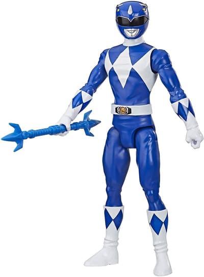 Power Rangers Mighty Morphin Blue Ranger Action Figur 30cm
