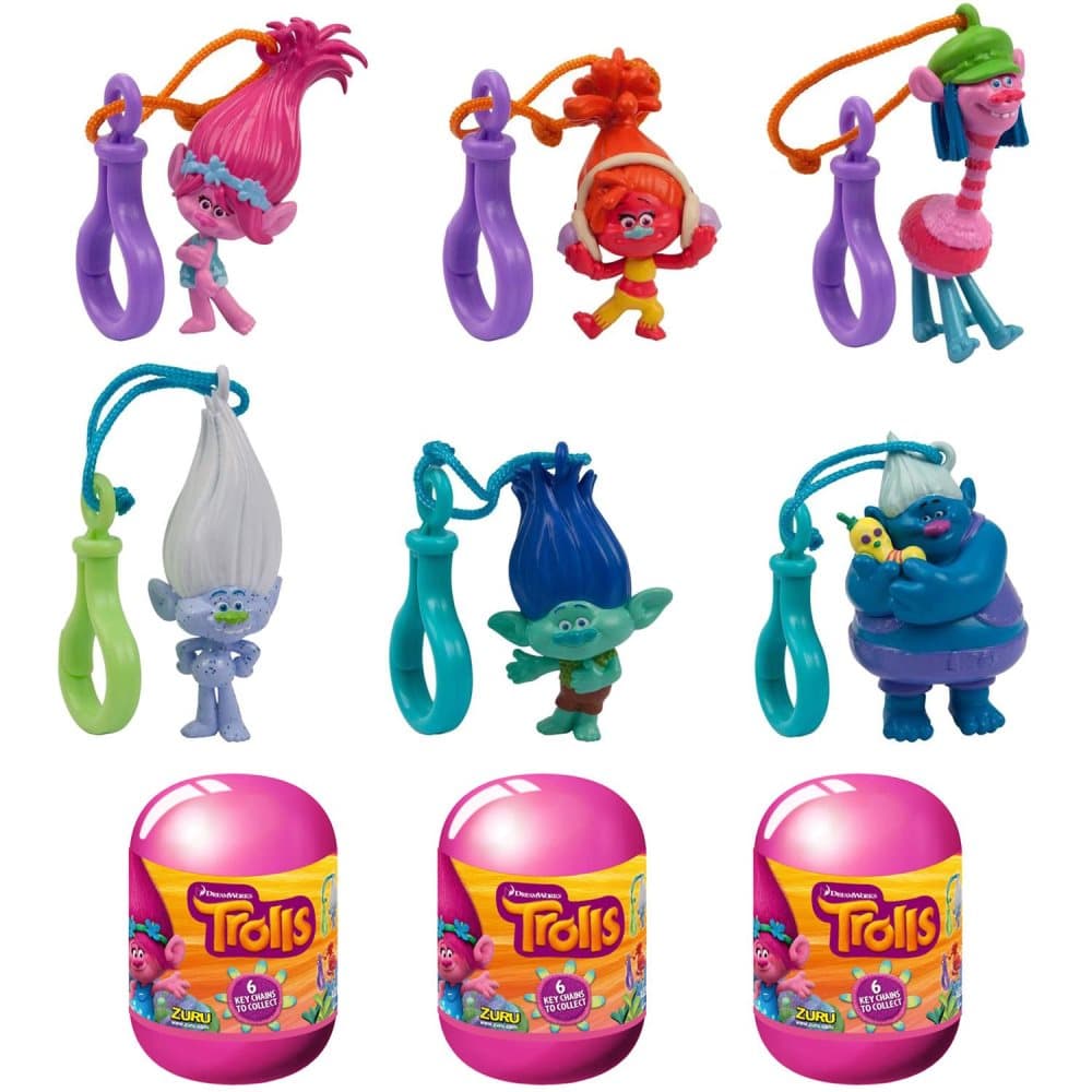 3-Pack Trolls Deluxe Mini Figurines Assorted