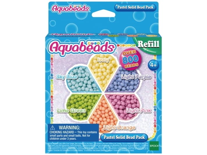 EPOCH Aquabeads Pastellfarben, Basteln, Flerfarget, Round bead, 800 stykker