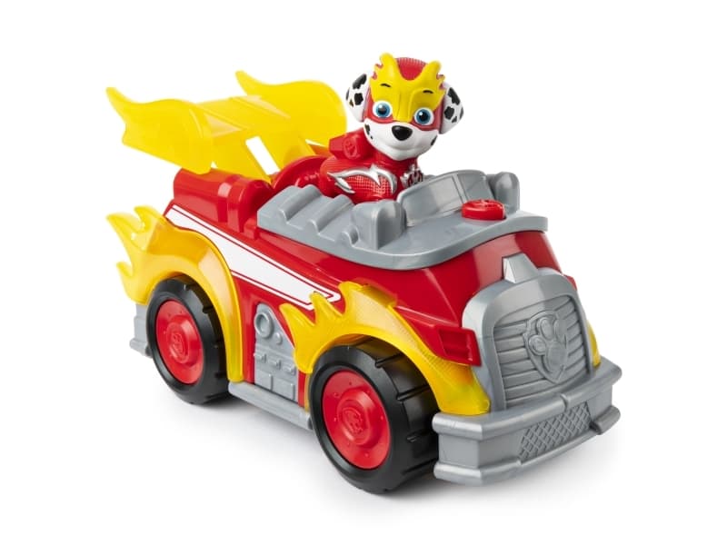 PAW Patrol Mighty Pups Themed Vehicle - Marshall, Grå, Rød, Gult, Truck, 3 år, Gutt/Jente, Innendørs, China
