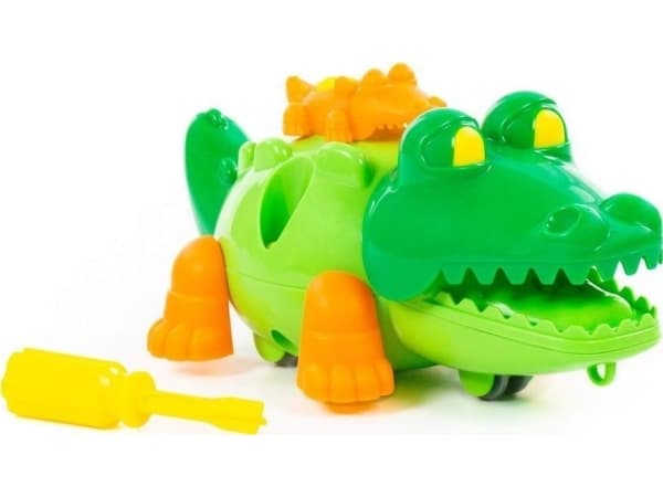 Wader Polesie 84446 "Crocodile" tegelstenar 17 stycken i en påse