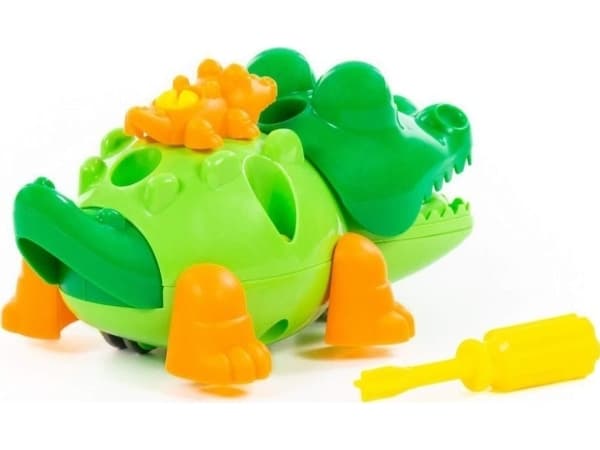 Wader Polesie 84446 "Crocodile" tegelstenar 17 stycken i en påse
