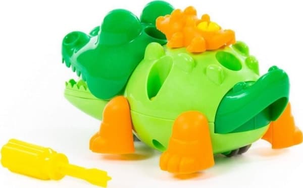 Wader Polesie 84446 "Crocodile" tegelstenar 17 stycken i en påse