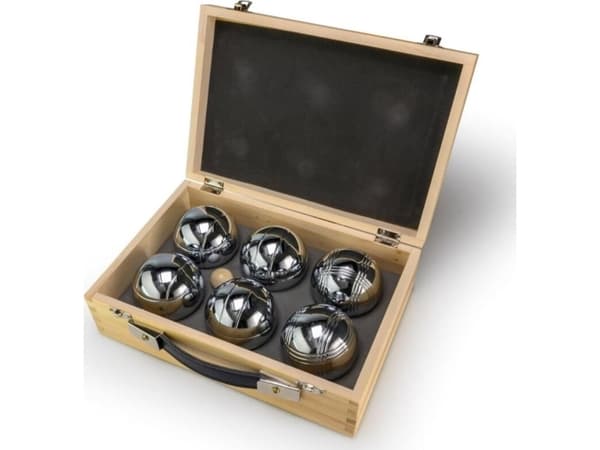 Petanque i trææske