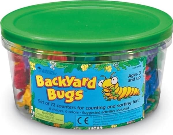 Cass film Set 72 pcs. Insects and Worms, Science figures.