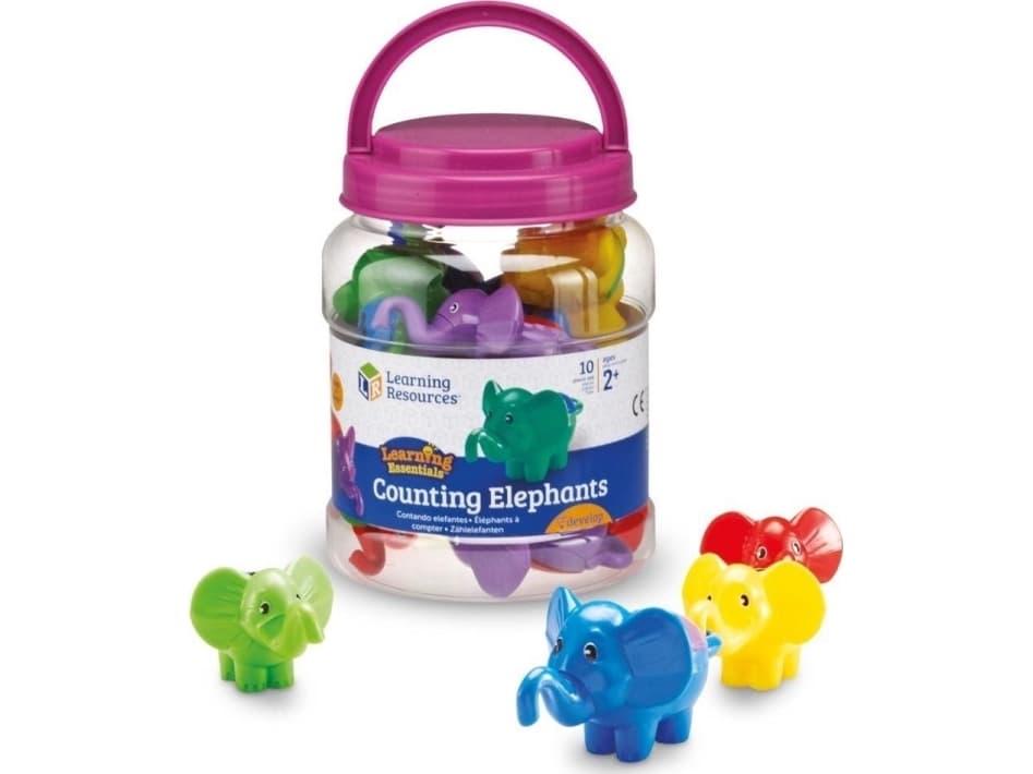 Cass film Set of 10 Elephants, Figures for learning to count ..