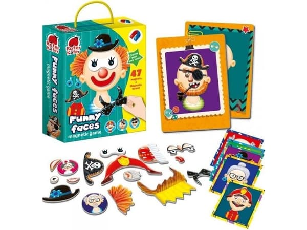 Roter Kafer Funny faces magneettipeli