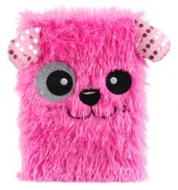 Leksaker Suntoys Notebook Anteckningsbok A5 Plush Plysch Hund Rosa rest 6