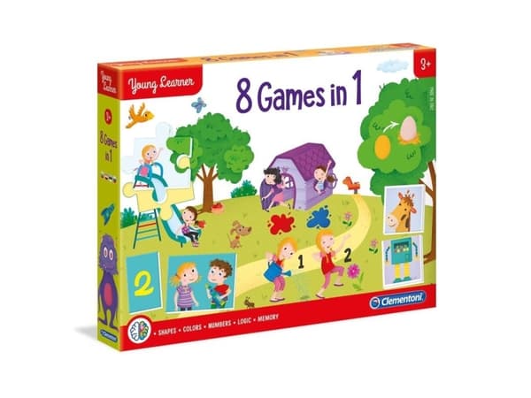Clementoni Table Game 8 In 1 50587