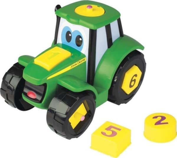 Tomy Learn and pop Johnny, Traktor, 1,5 År, Plast, Multifärg