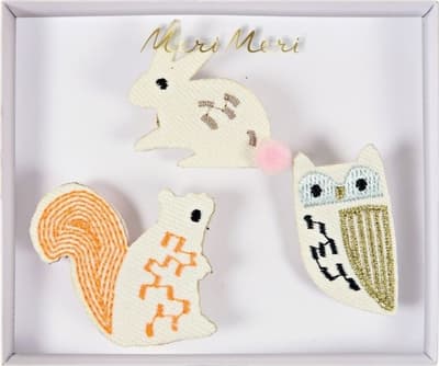 Meri Meri Meri Meri - Woodland Creatures Brooches