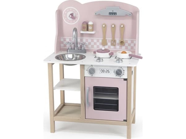 Viga 44046 PolarB Kitchen with accessories silver-pink