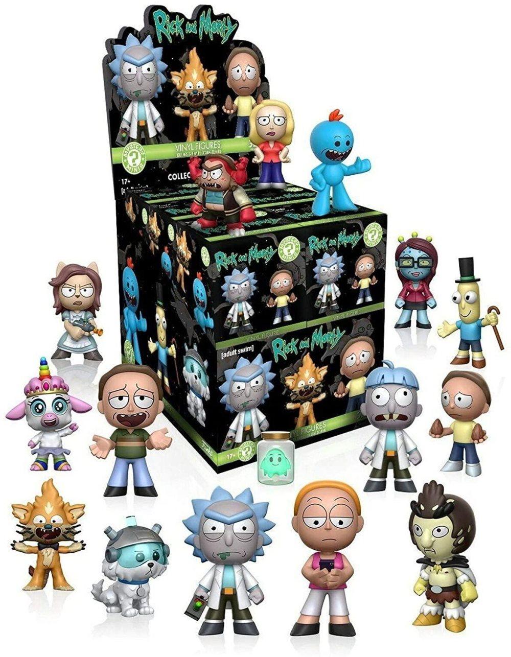 12-Pack Funko Mystery Minis Rick & Morty Vinyl Figures Case Of 12