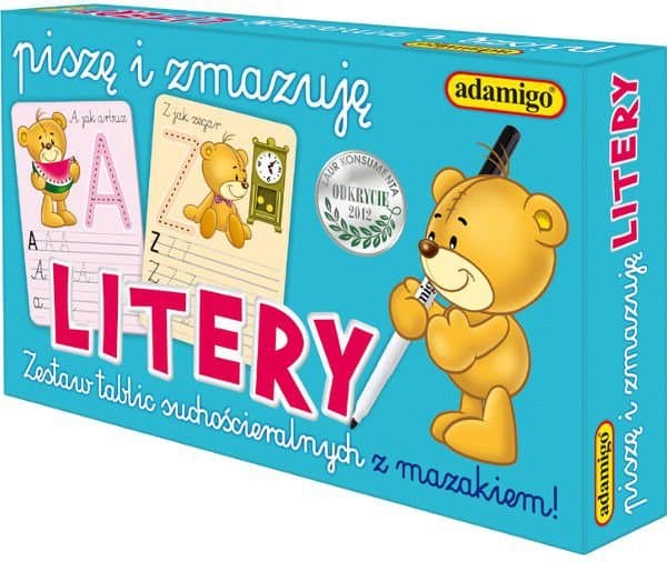 Adamigo Set I write and erase letters - 6564