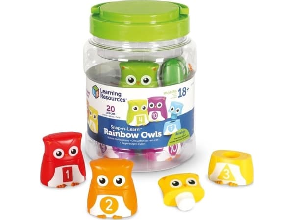 Cass the movie Owls, Figurines for learning to count, color and shape