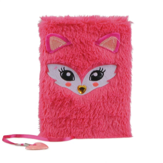 Leksaker Suntoys Notebook Anteckningsbok A5 Plush Plysch Katt ROSA