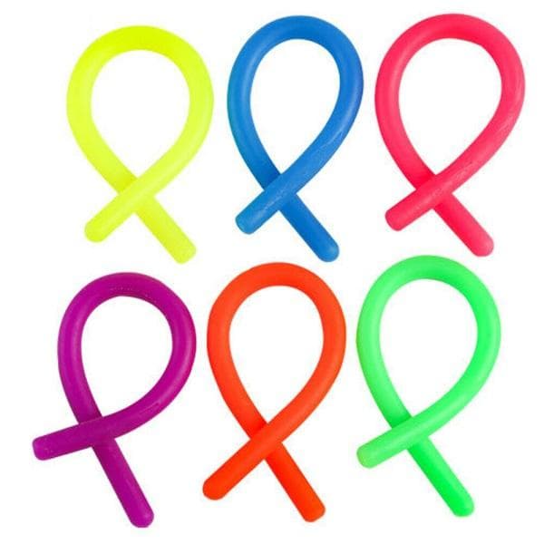 Monkey Noodles Sensory Fidget Toy - Blandade färger - 6 Pack