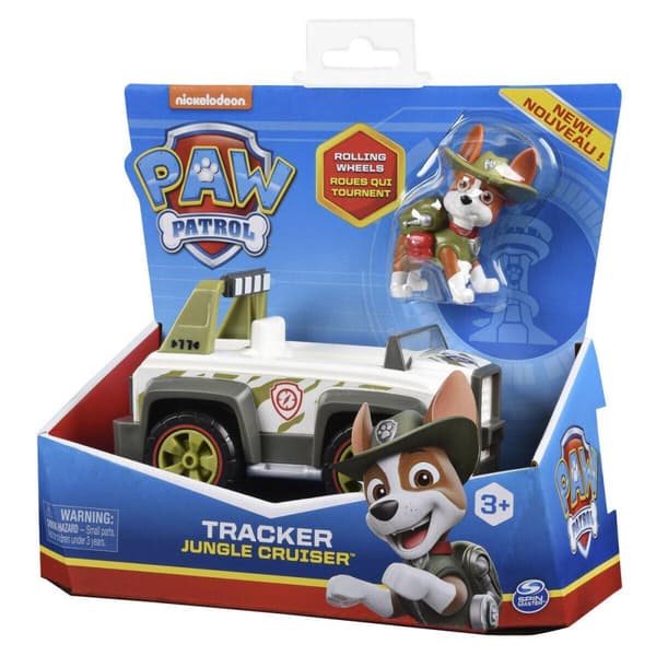 Paw Patrol Fordon med figur Tracker
