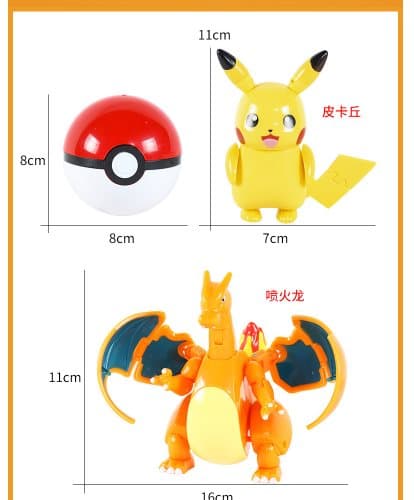 Pokemon POP Action Poke Ball - 6. malli
