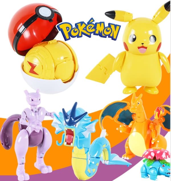 Pokemon POP Action Poke Ball - 6. malli Model 5