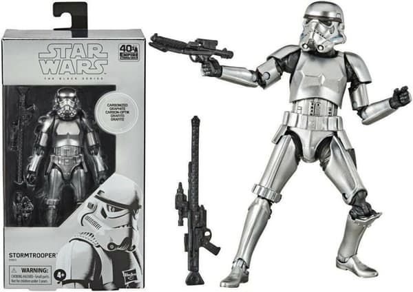 Star Wars Carbonized Collection Stormtrooper Black Series