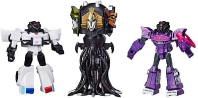 3-Pack Transformers Cybertronian Villains Quintesson Judge Shockwave Prowl