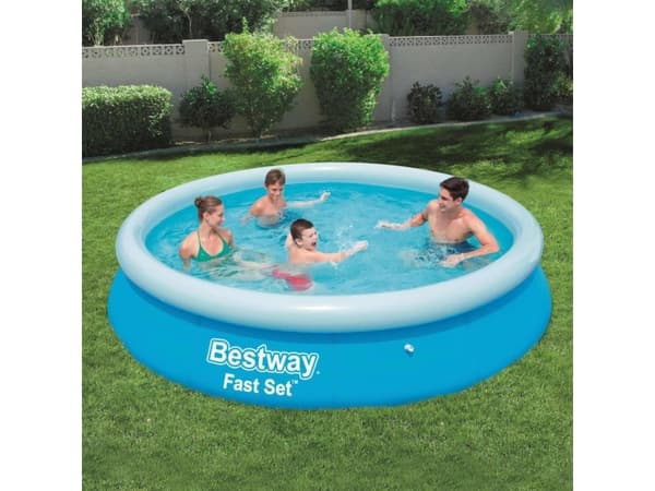 Bestway Fast Set 57273, 5377 l, Oppblåsbart basseng, Blå, 12,3 kg