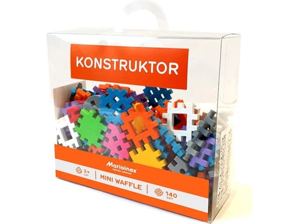 Mini Waffle Building Blocks 140 pieces in Constructor MARIOINEX 902363