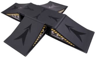 HUDORA 11118 skateboard ramp Sort 4 stk