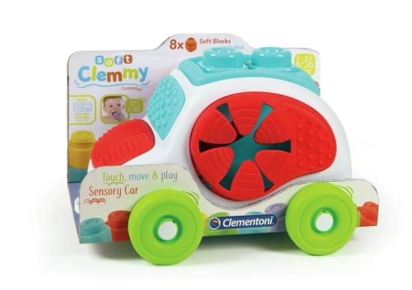Clementoni Soft Clemmy - Touch, Discover and Guide Sensory Car