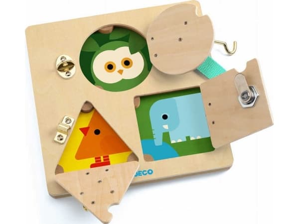 DJECO Lockbasic, 3 år, Tre, Flerfarget