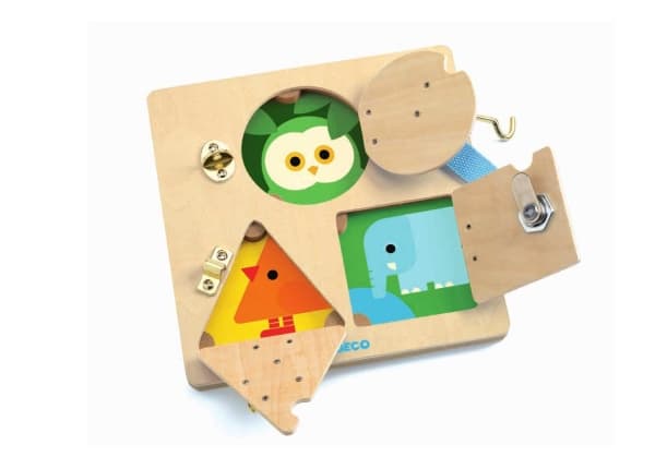 DJECO Lockbasic, 3 år, Tre, Flerfarget