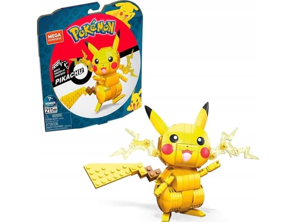 Mega Construx: Pokemon - Pikachu, 211 Pieces