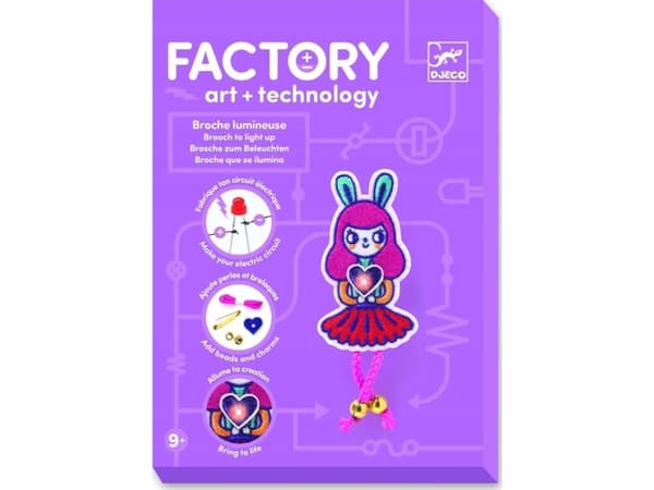 Djeco Factory - E-textil - Knapp - Kanin ( DJ09320 )