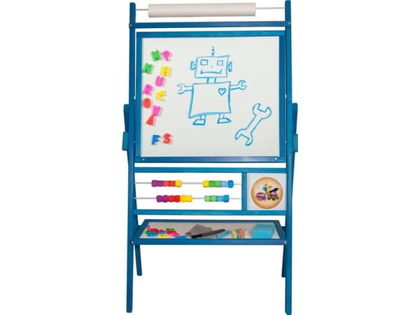 Rotary board with 2-row abacus blue