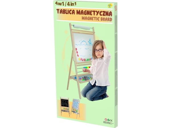 3TOYSM Dobbeltsidig magnetisk tegnebrett med papirrull 3toysm, TPN, eks.