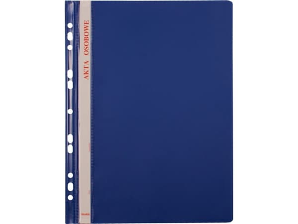 Biurfol for Personal Files anheng, marineblå, 10 stk
