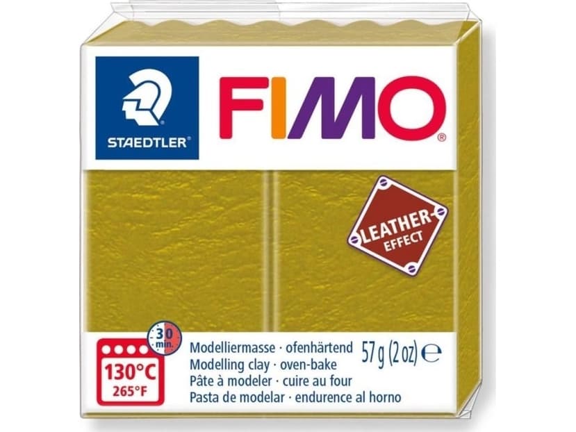 Staedtler Masa Fimo Leather effect 57g olive