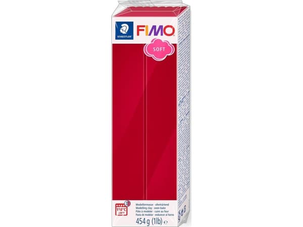 Fimo FIMO mod.masse Fimo myk 454g kirsebærrød